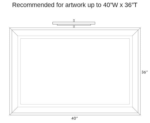 Recommended for artwork up to 40