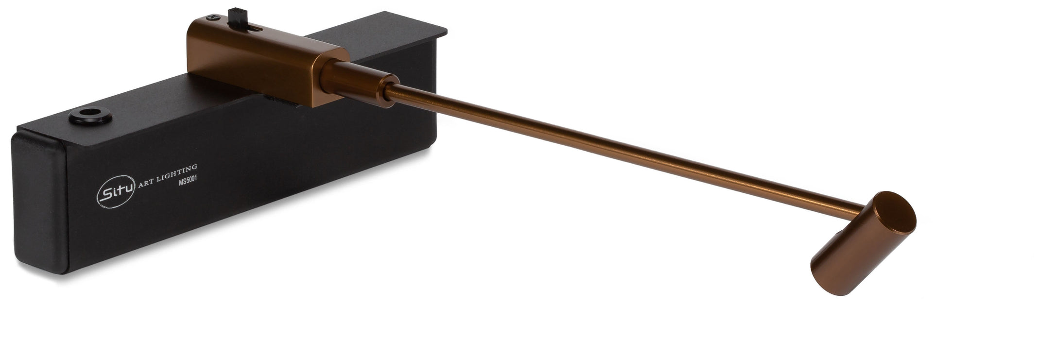 Wireless Rechargeable Micro Series Art Light in Oil Rubbed Bronze, Adjustable LED, Three Brightness Levels, Long-Lasting Battery.
